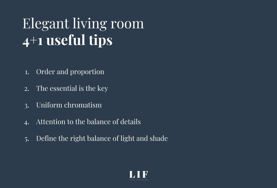 tips to create your elegant living room map