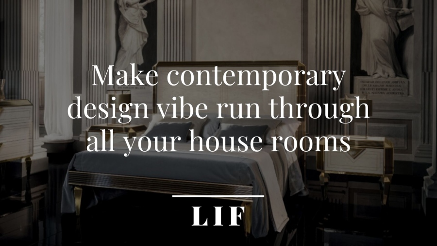 Contemporary design: house rooms