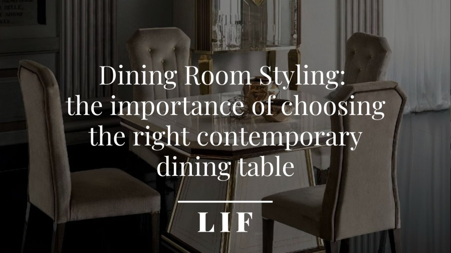 How to choose the right contemporary dining table