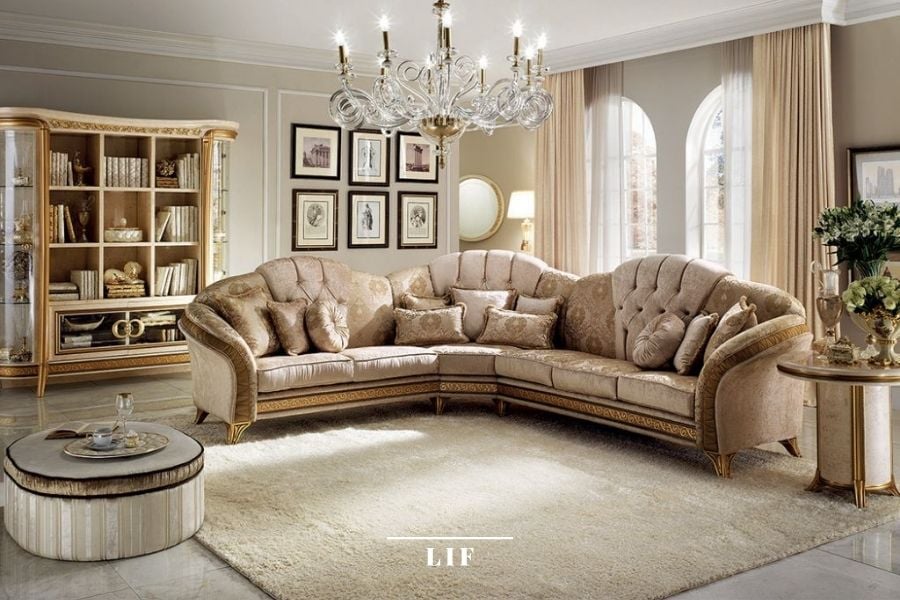 italian classic sofa set: Melodia