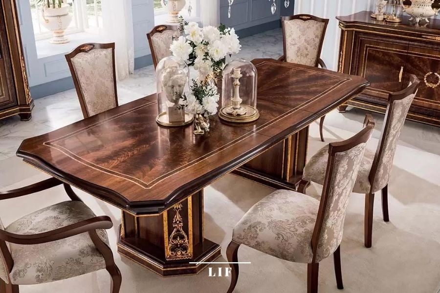 neoclassical dining table