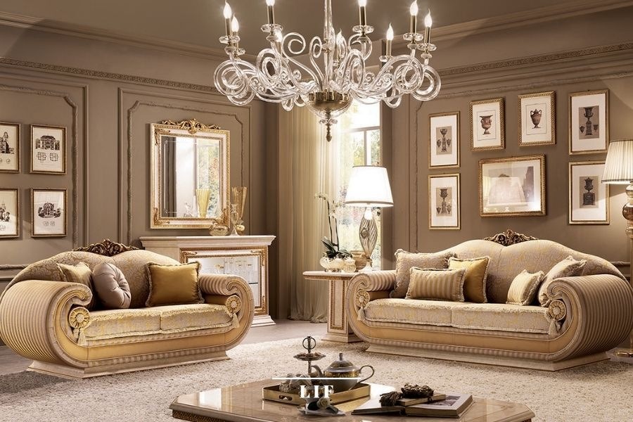 italian classic sofa set: Leonardo