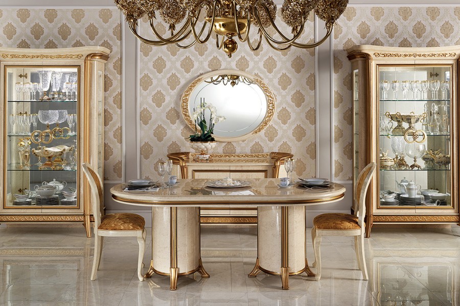 The timeless elegance of gold leaf furniture 6