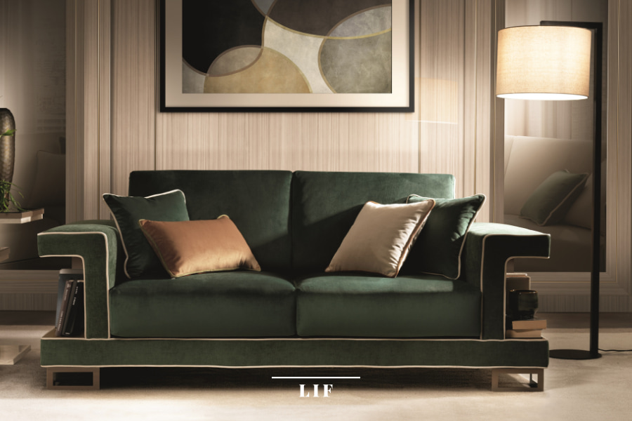 Contemporary sofa: Poesia collection