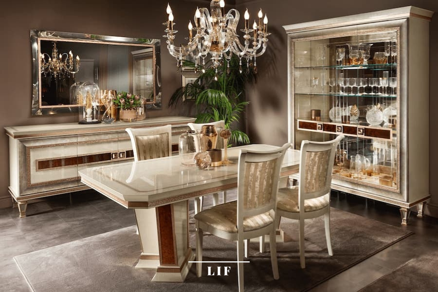 Classic Italian dining room furniture: Dolce Vita collection