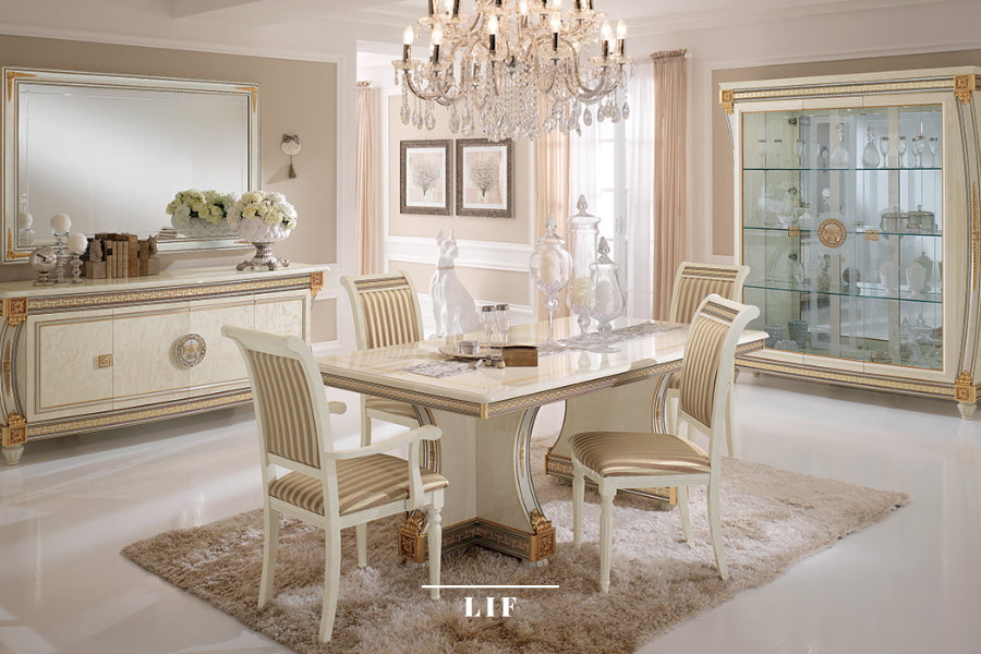 Classic Italian dining room furniture: Liberty collection