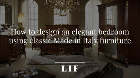 Как создать элегантную спальню с классической мебелью Made in Italy
