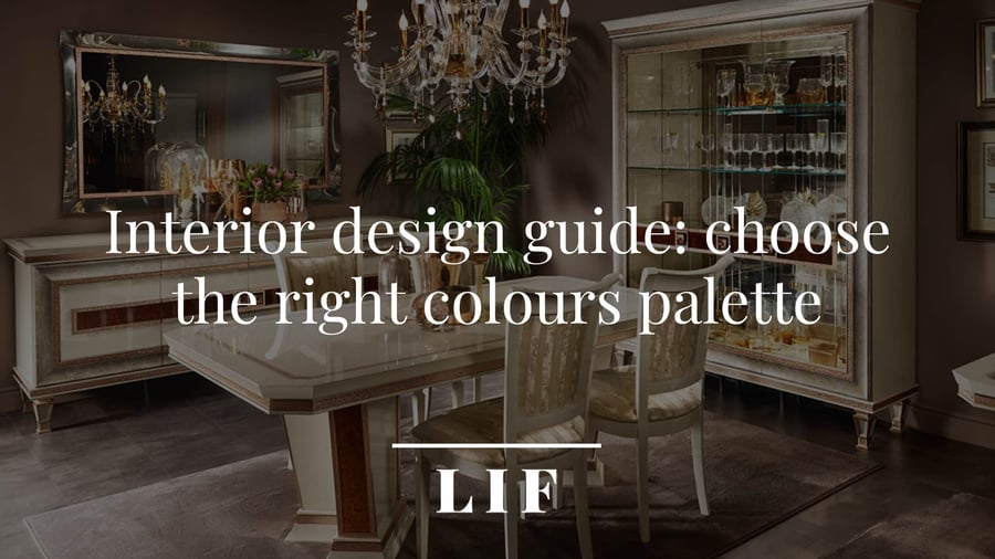 Interior design guide: choose the right colours palette