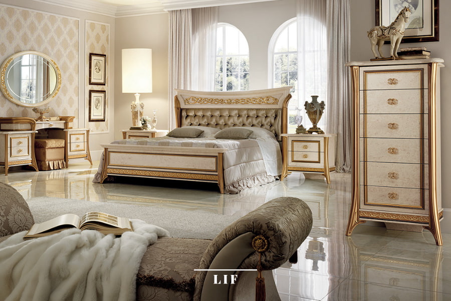Arredoclassic neoclassical bedroom: Melodia collection