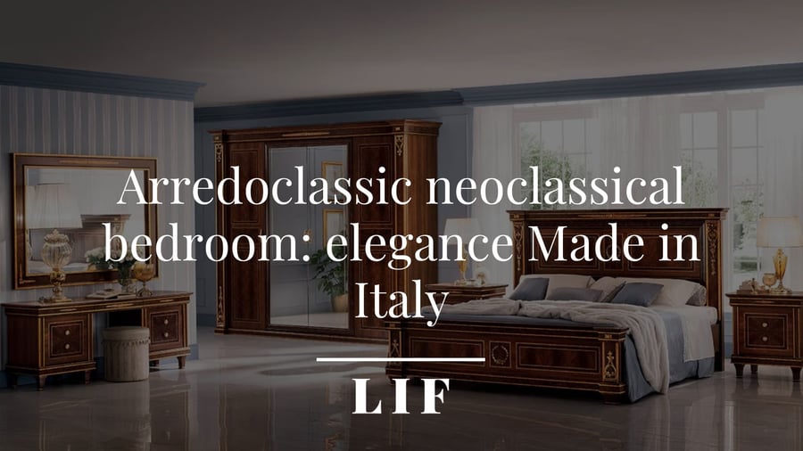 Arredoclassic neoclassical bedroom: Modigliani collection
