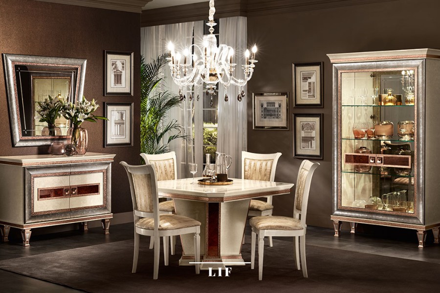 Neoclassical furniture style: decorative and sophisticated lighting