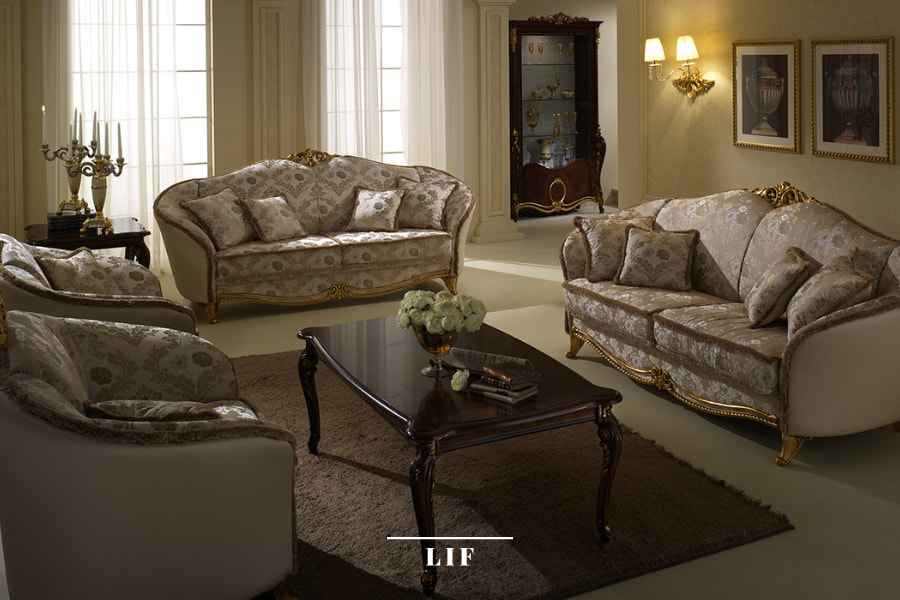 Renaissance furniture: useful tips when designing your living room. Donatello collection