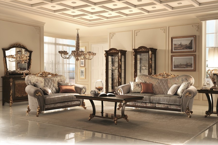 Furnish your classic Italian style living room with an elegant Arredoclassic collection 3