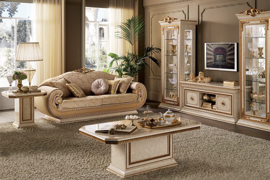 Furnish your classic Italian style living room with an elegant Arredoclassic collection 5