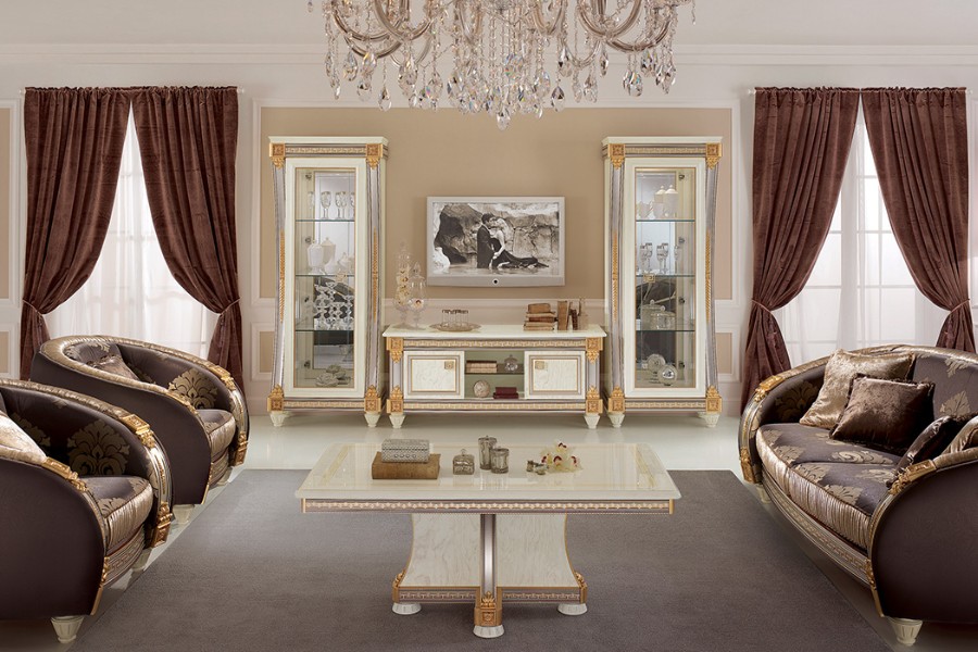 Furnish your classic Italian style living room with an elegant Arredoclassic collection 8