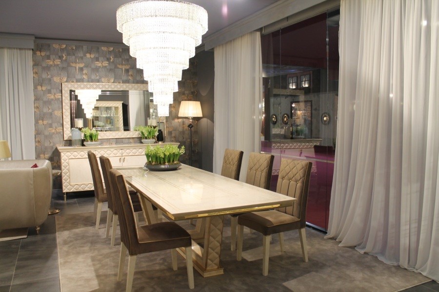 Contemporary chandelier: consider the amount of space you have available.