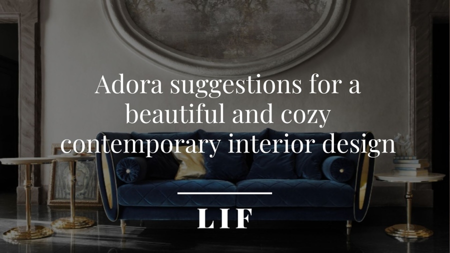 Adora suggestions for a beautiful and cozy contemporary interior design