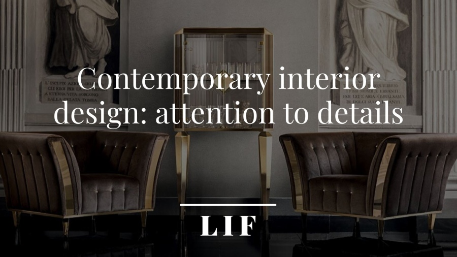 Contemporary interior design: attention to details