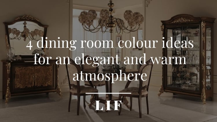 4 dining room colour ideas for an elegant and warm atmosphere 00