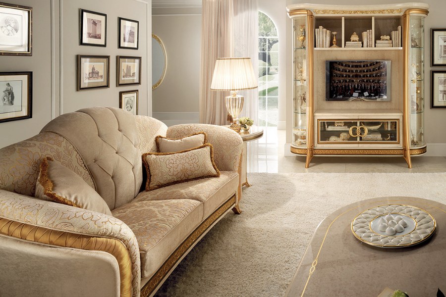 The elegance of a neoclassical style sofa: The Arredoclassic collections 8
