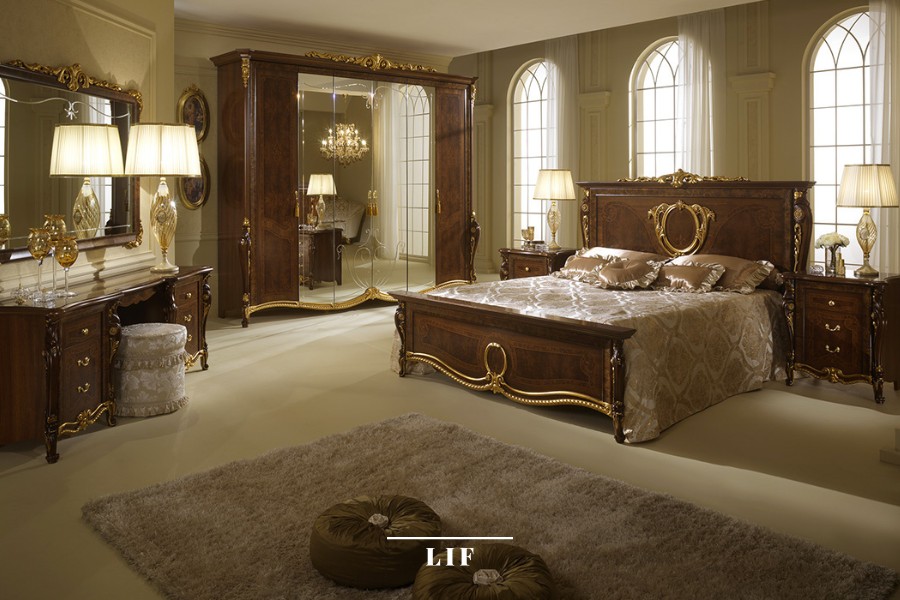 How to furnish a bedroom in classical style, while adding comfort and luxury: Donatello collection