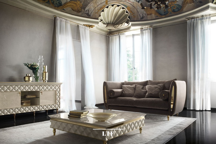 Italian contemporary furnishing: curtains. Sipario collection