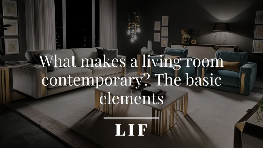 What makes a living room contemporary? The basic elements: Atmosfera collection