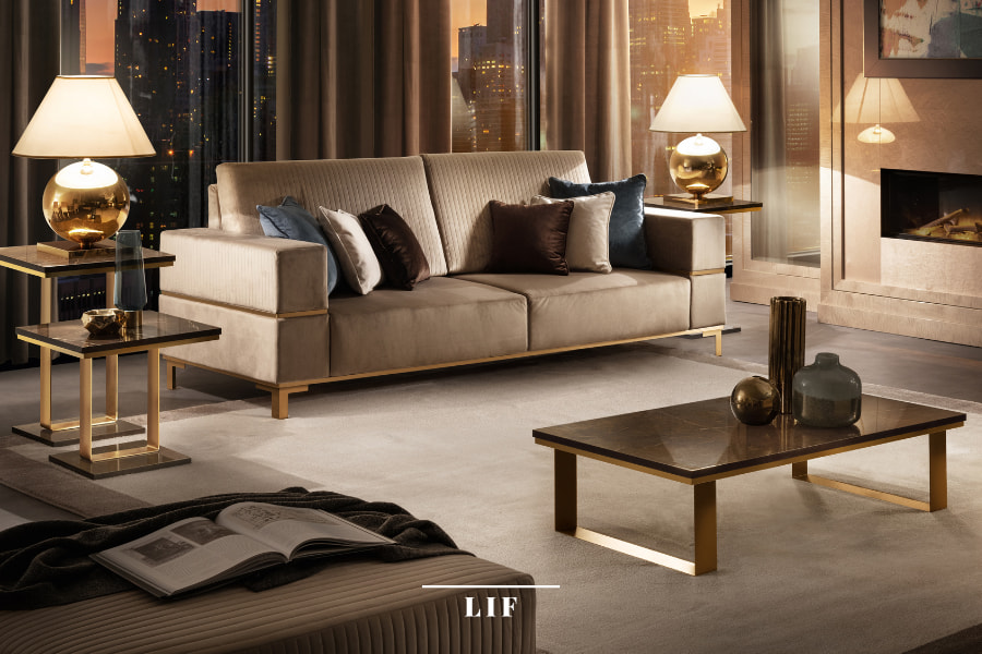 What makes a living room contemporary? The basic elements: Essenza collection