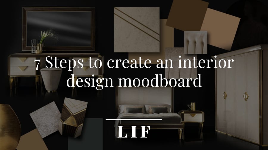 how to create an interior design moodboard