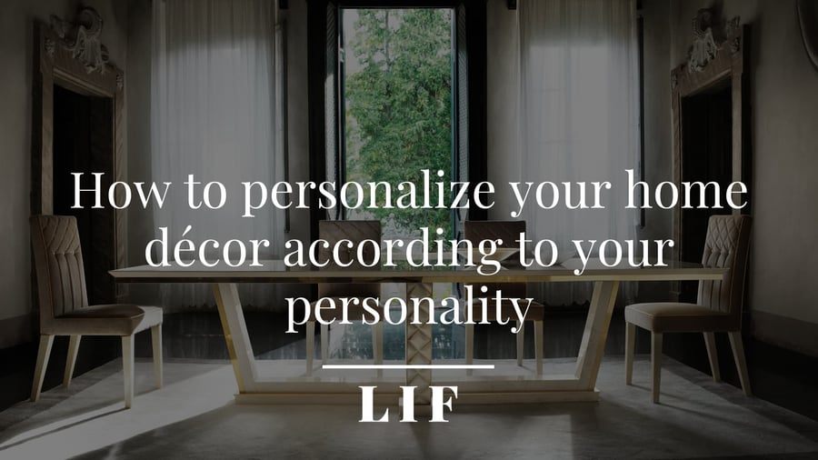 How to personalize your home décor according to your personality. Sipario collection