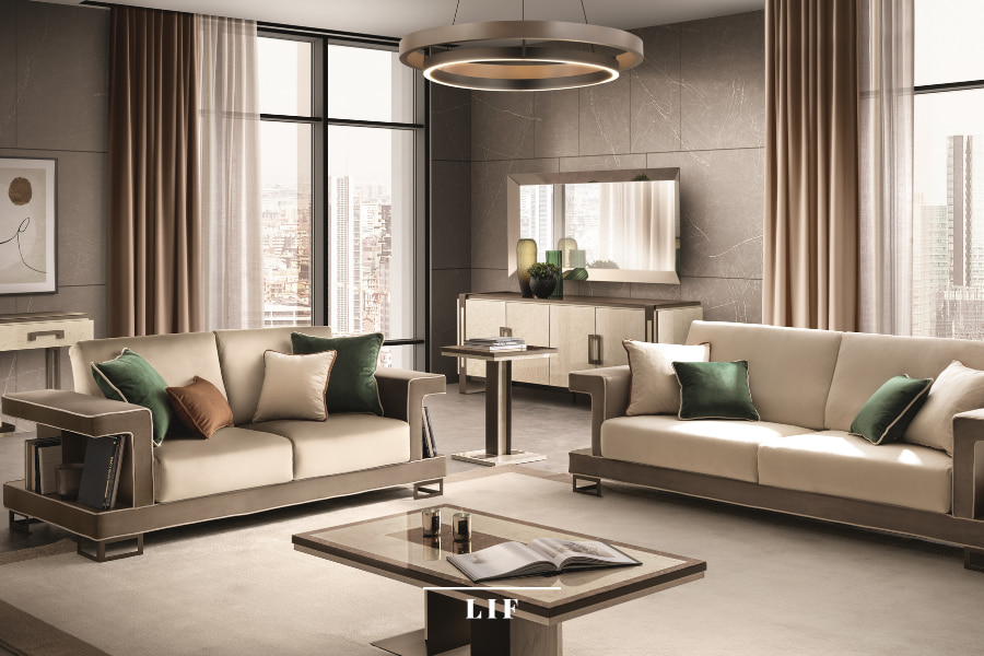 Luxury living room furniture: Poesia collection