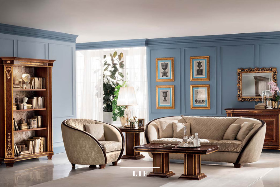 Luxury living room: Modigliani collection