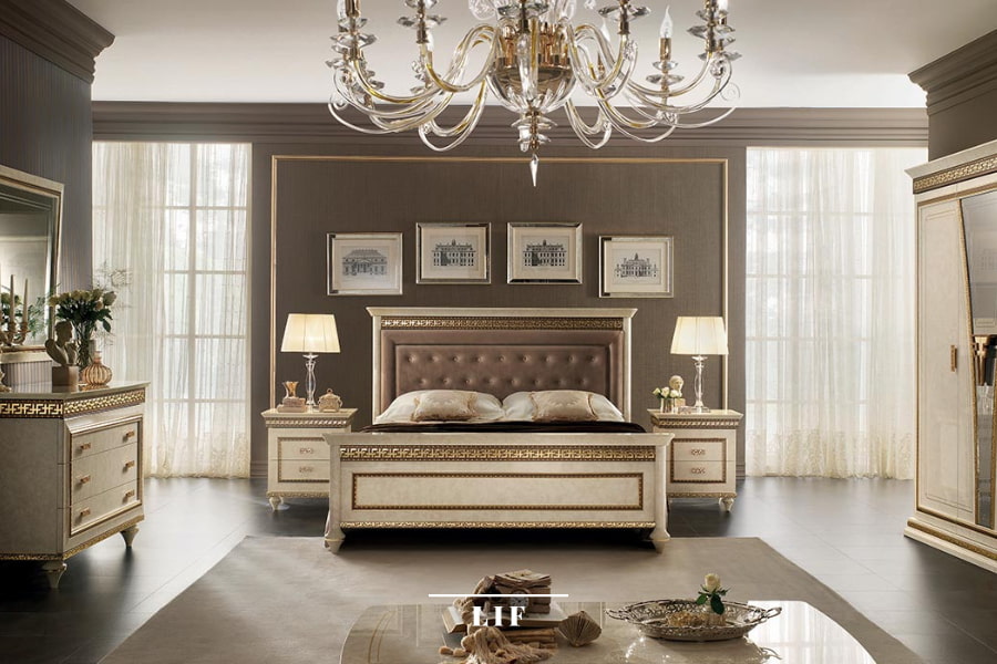 Luxury bedroom ideas: how to design it with an elegant classic style. Fantasia collection
