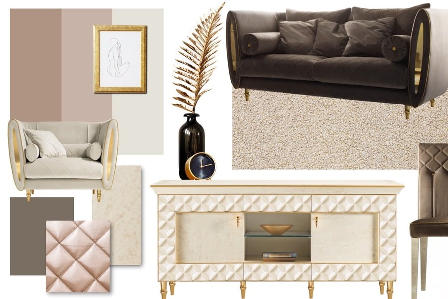 How to create an interior design moodboard: creating a digital moodboard