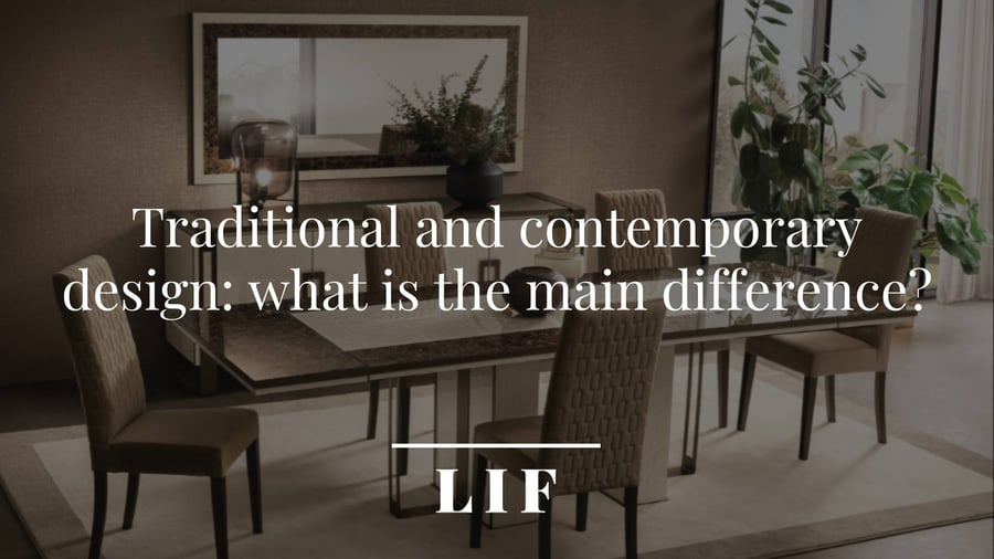 traditional or contemporary style: the main difference