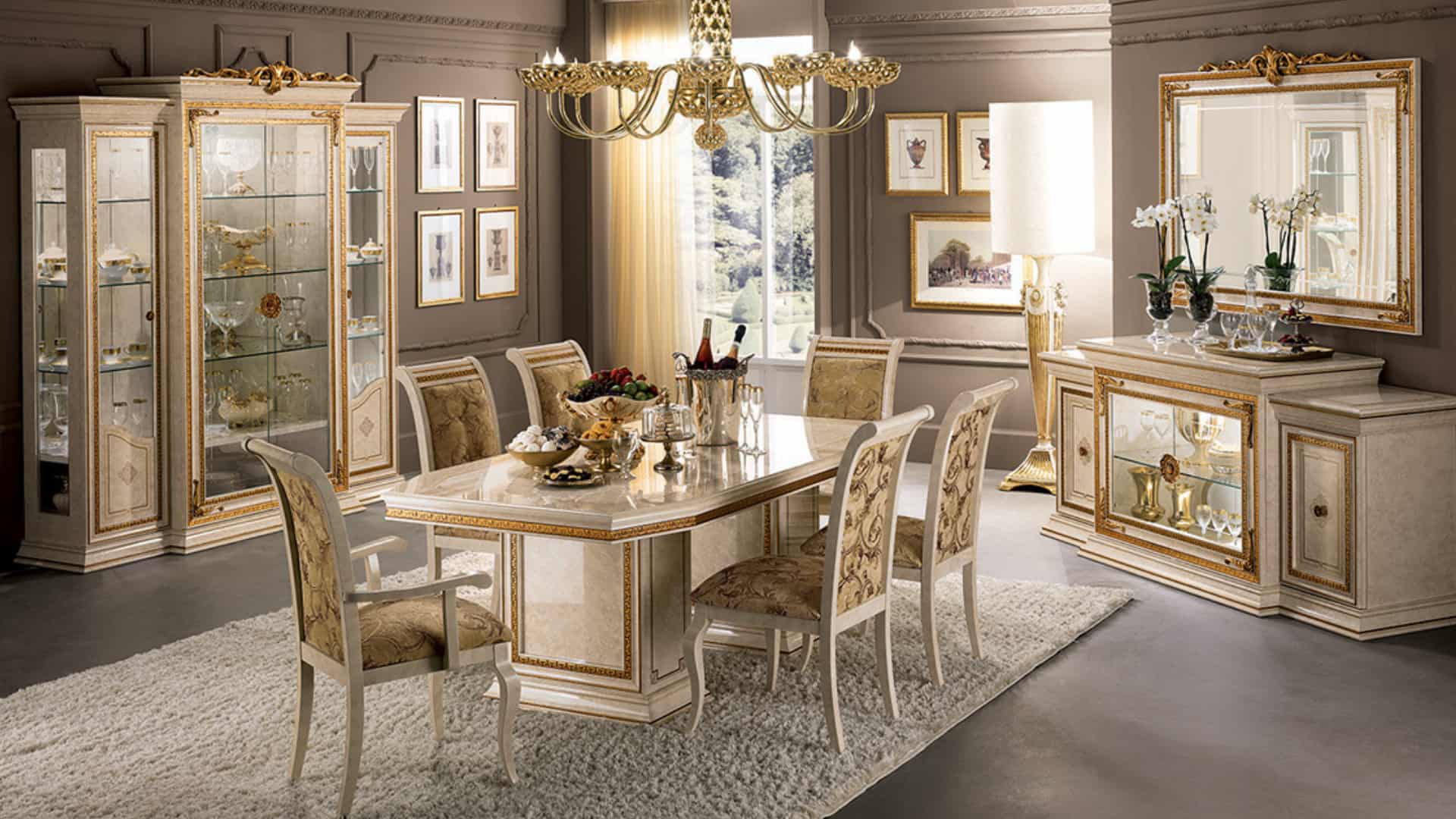 Classic Italian dining room furniture: design your style