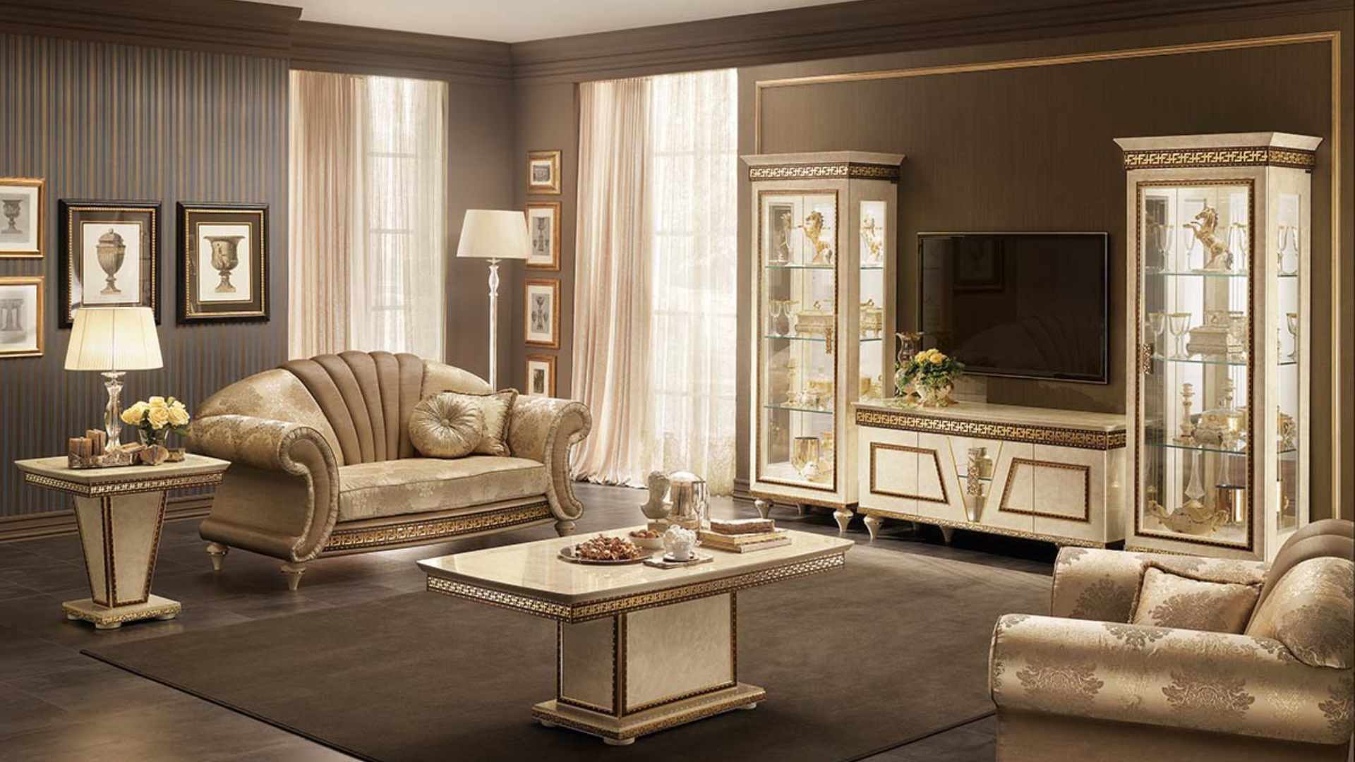 Timeless living room: classical style